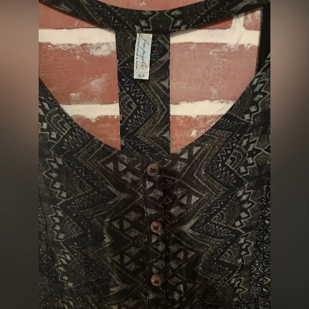 Free People Sundown Babydoll Mini Dress. - Picture 4 of 4